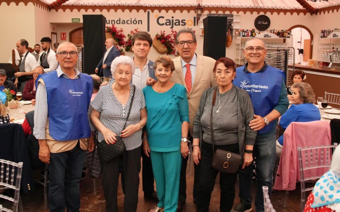 La Fundación Cajasol celebra su almuerzo más solidario en la Feria de Sevilla