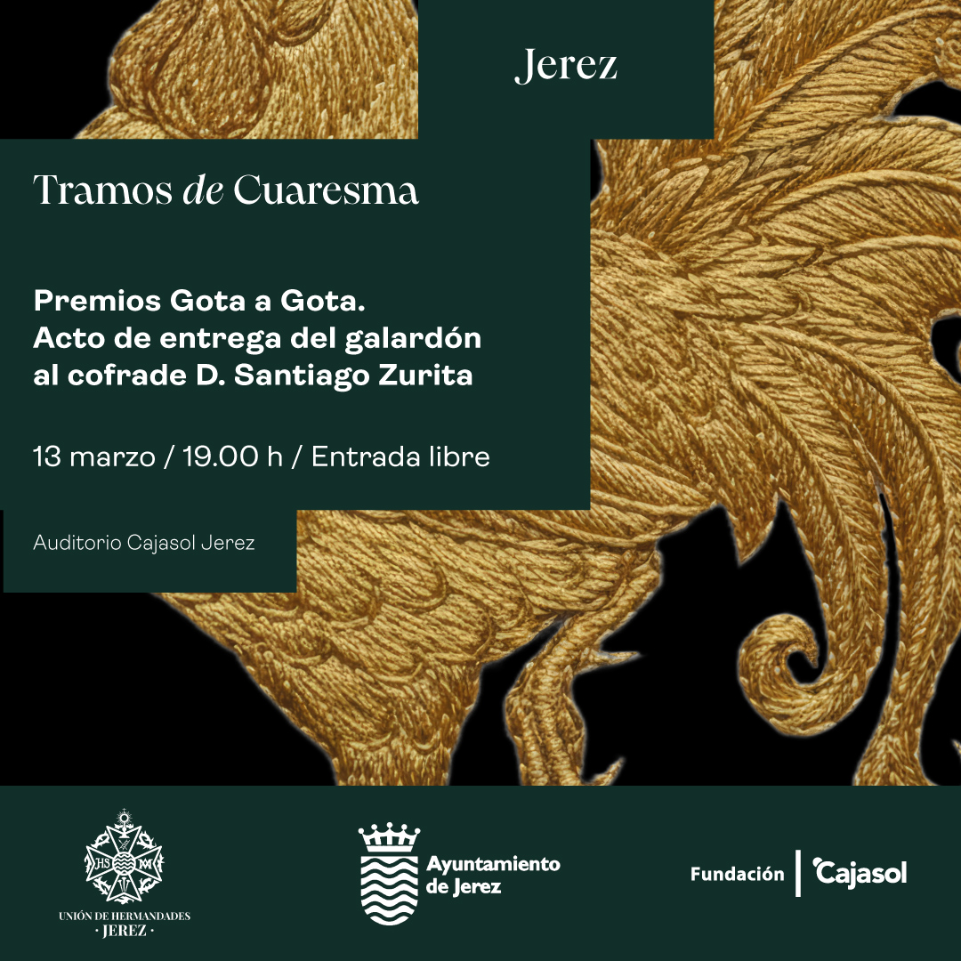 PREMIOS GOTA A GOTA. ACTO DE ENTREGA DE GALARDÓN COFRADE