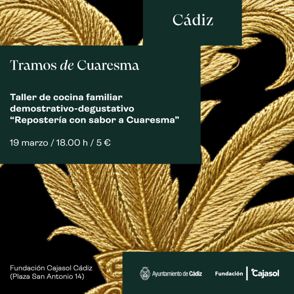 REPOSTERÍA CON SABOR A CUARESMA