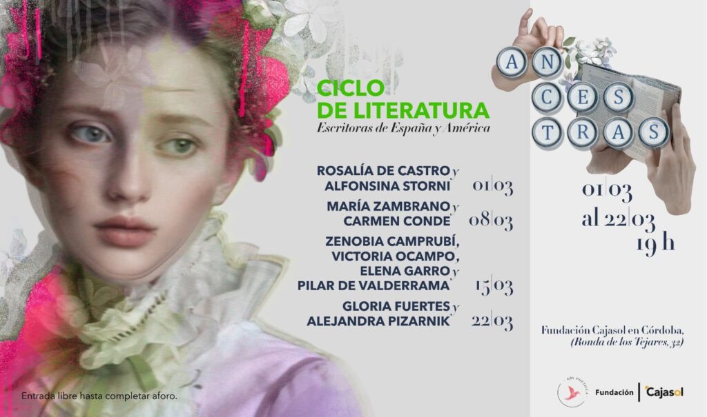 Mes literario en Córdoba con la exposición «Escrito por mujeres» y el ciclo “Ancestras. Escritoras de España y América”