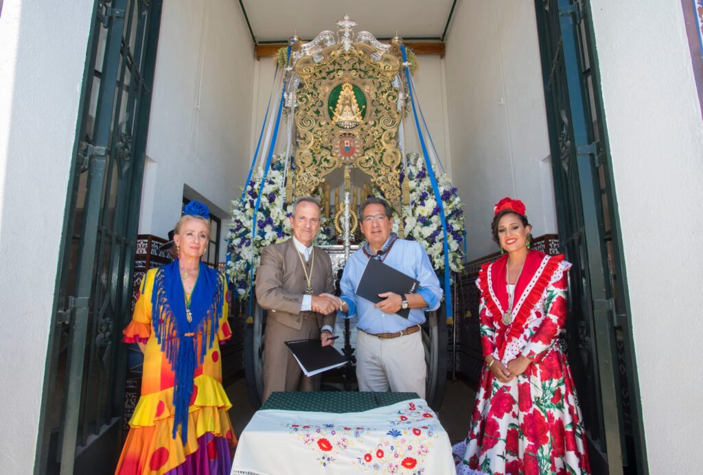La carroza del Simpecado de la Hermandad de Huelva será restaurada con la colaboración de la Fundación Cajasol