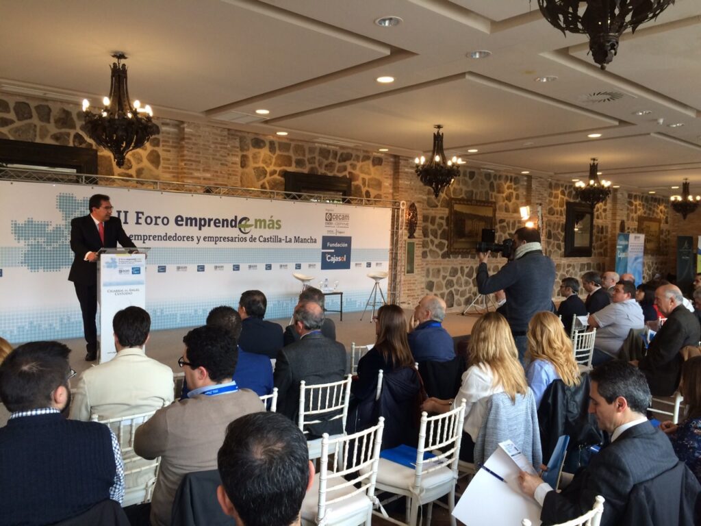 La Fundación Cajasol y CECAM impulsan el emprendimiento en el II Foro Emprende+Más de Emprendedores y Empresarios de Castilla-La Mancha