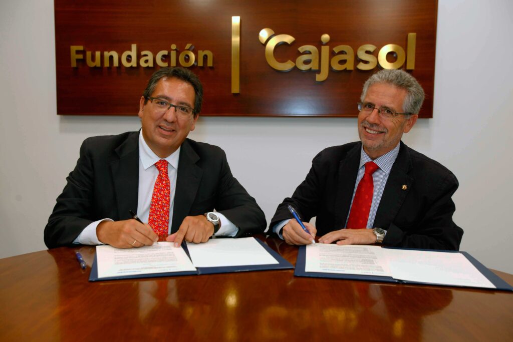 La Fundación Cajasol y Rabanales 21 firman un convenio para la promoción de la innovación en el sector empresarial de la provincia de Córdoba