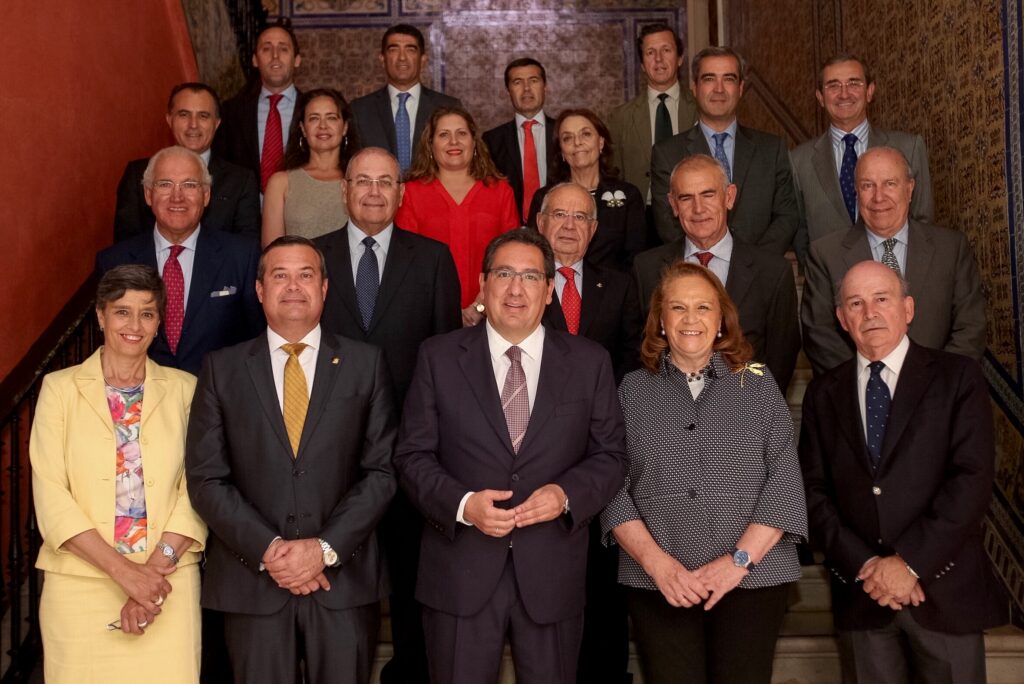 Reunión de la Junta Directiva de la AFA en la Fundación Cajasol
