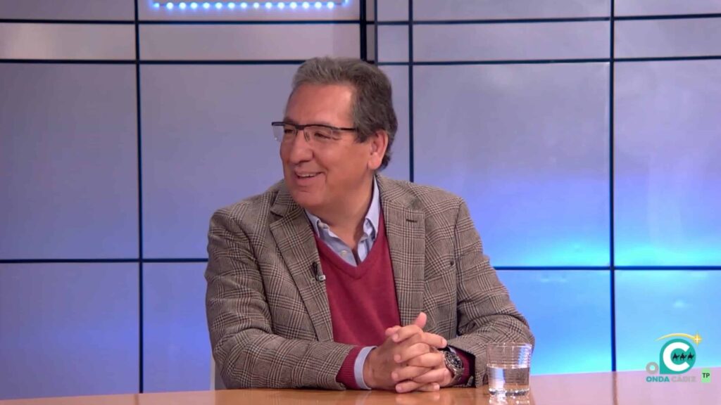 Antonio Pulido, en el programa El Mirador, de Onda Cádiz