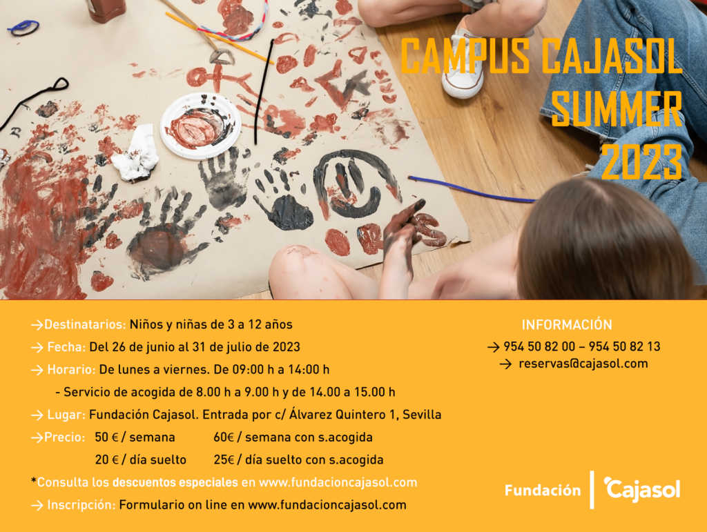 ‘Campus Cajasol Summer’, campamento urbano en Sevilla para niños de 3 a 12 años