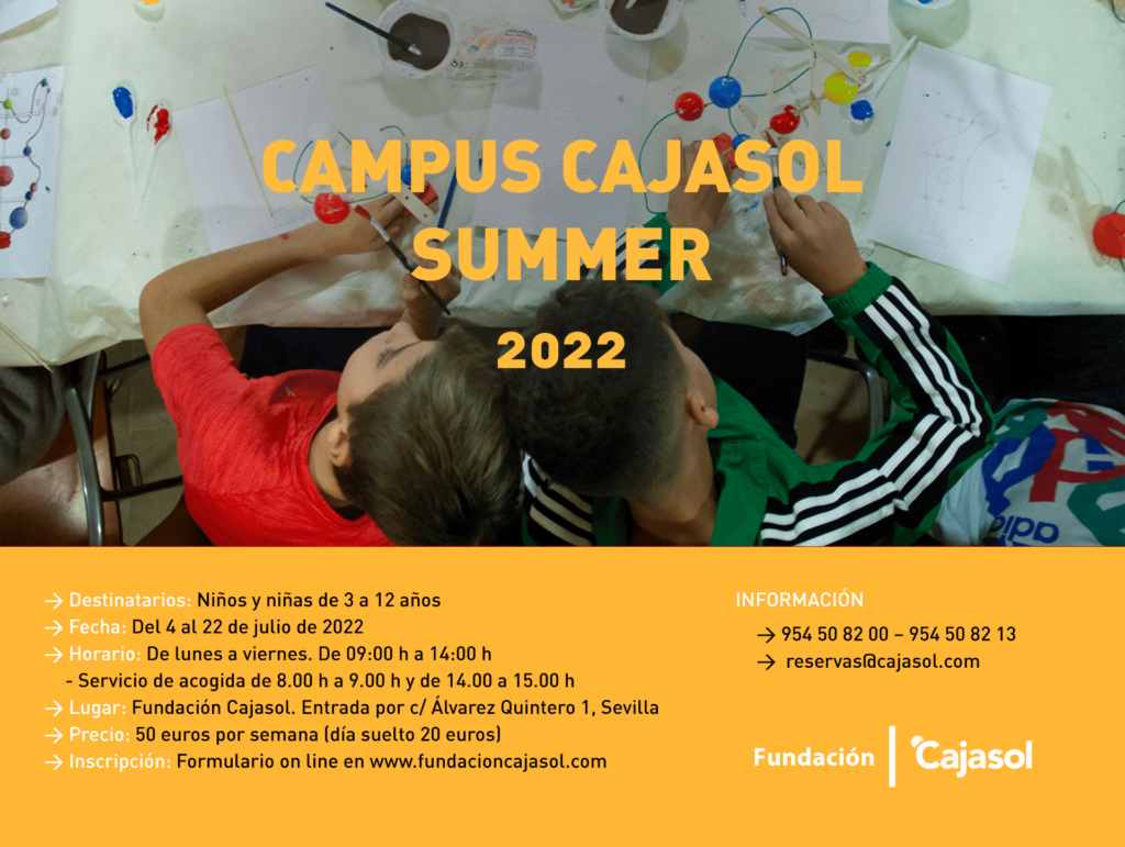 Campus Cajasol Summer, campamento urbano en Sevilla para niños de 3 a 12 años