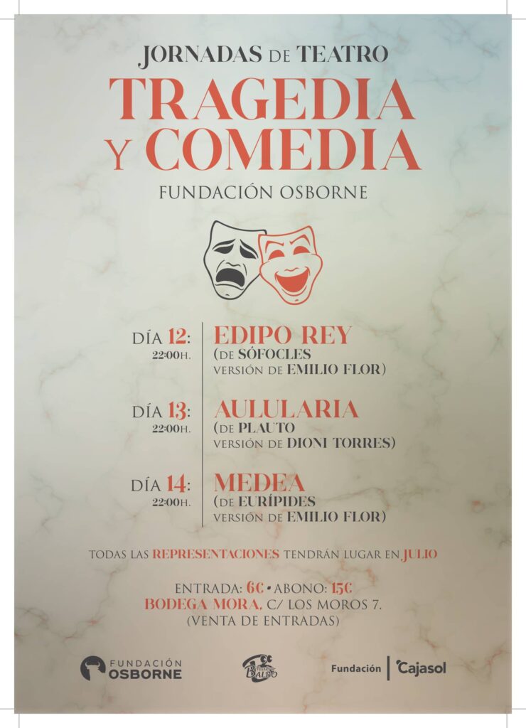 II Jornadas de teatro ‘Tragedia y Comedia’ de la Fundación Osborne