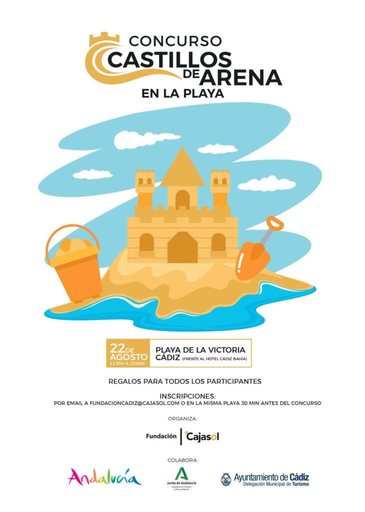 La Fundación Cajasol pone en marcha el ‘Concurso Castillos de Arena en la Playa’, en Cádiz