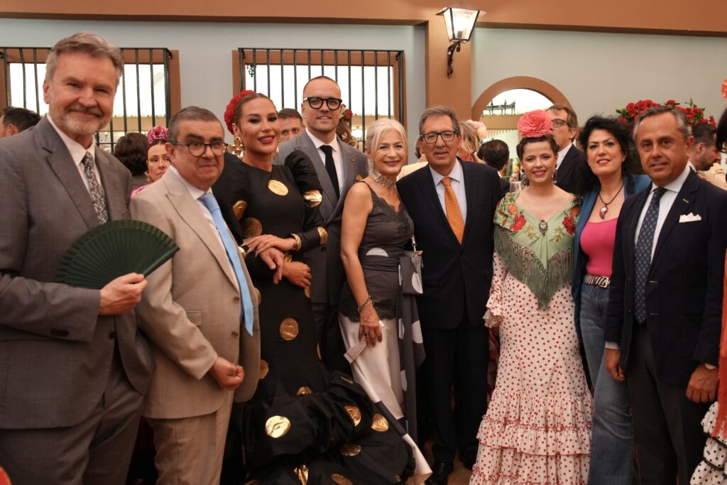 Feria de Abril en la caseta de la Fundación Cajasol
