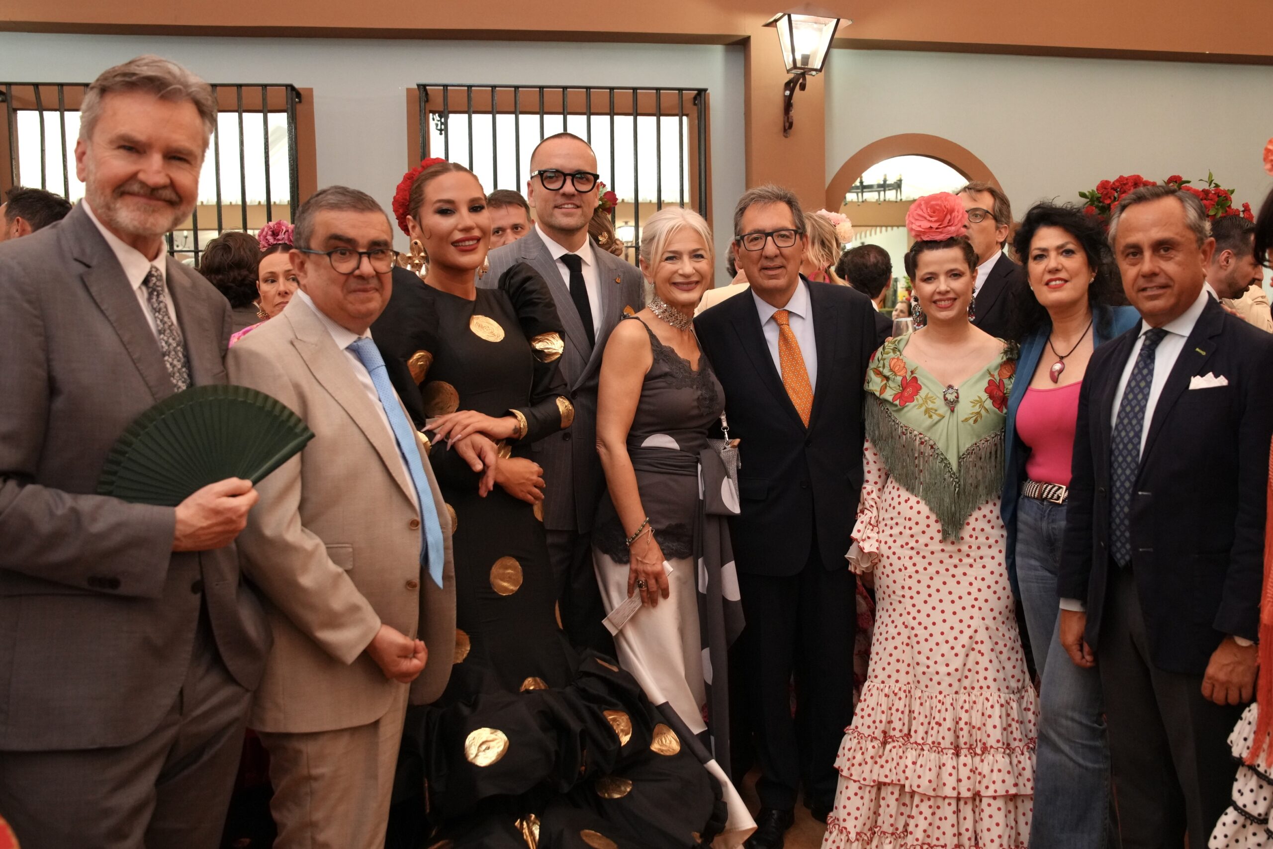 Feria de Abril en la caseta de la Fundación Cajasol