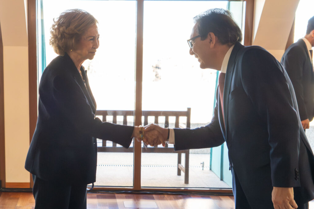 Antonio Pulido, en el Patronato de la Escuela Reina Sofía