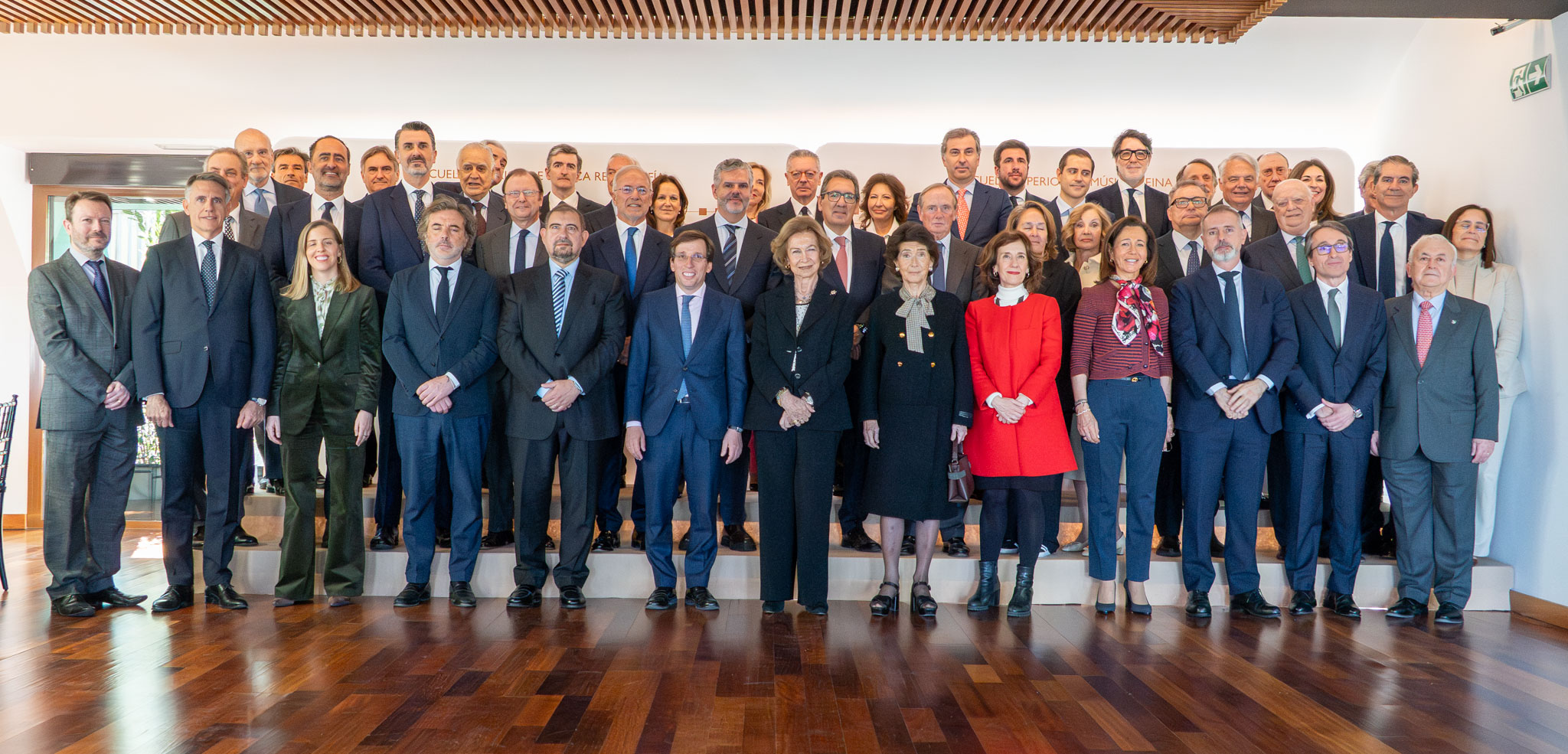 Antonio Pulido, en el Patronato de la Escuela Reina Sofía