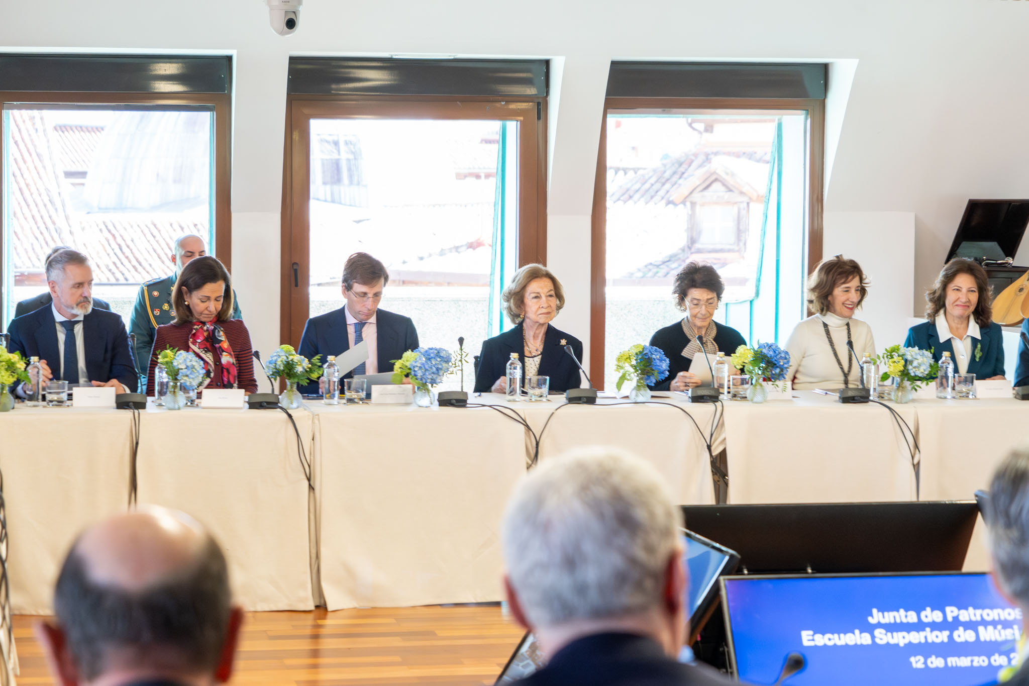 Antonio Pulido, en el Patronato de la Escuela Reina Sofía