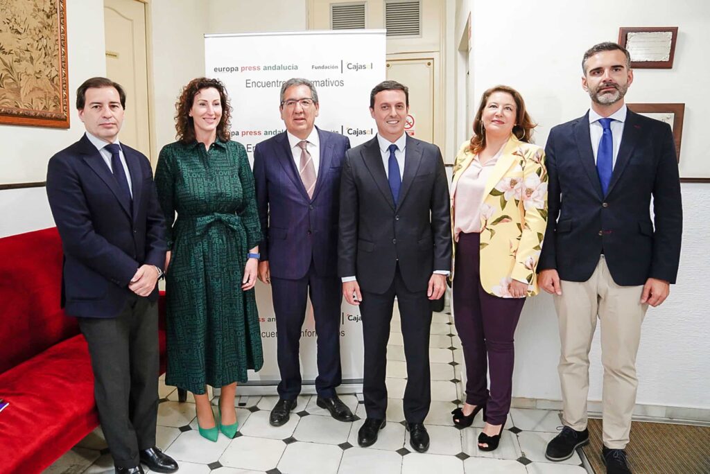 Javier Aureliano García, presidente de la Diputación de Almería, en los Encuentros Informativos de Europa Press