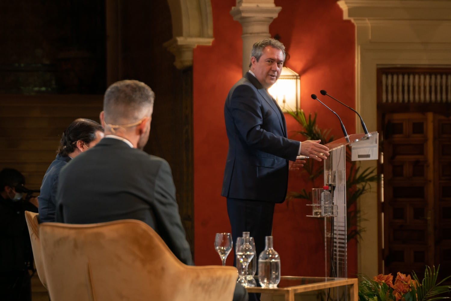 Felipe Sicilia y Juan Espadas en la Fundación Cajasol