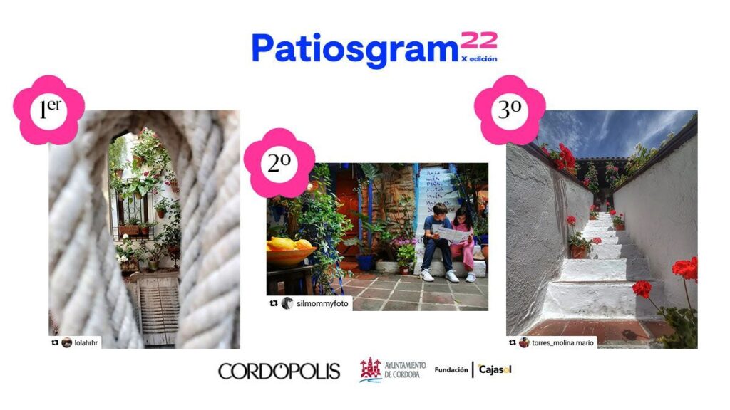 Ganadores de #PatiosGram, concurso de fotografía de los Patios de Córdoba