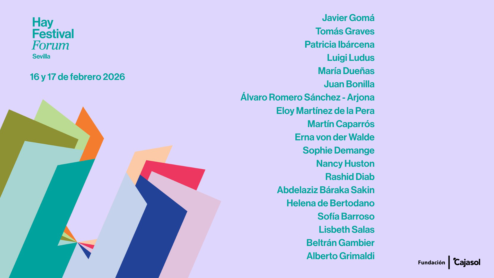 María Dueñas encabeza el Hay Festival en la Fundación Cajasol