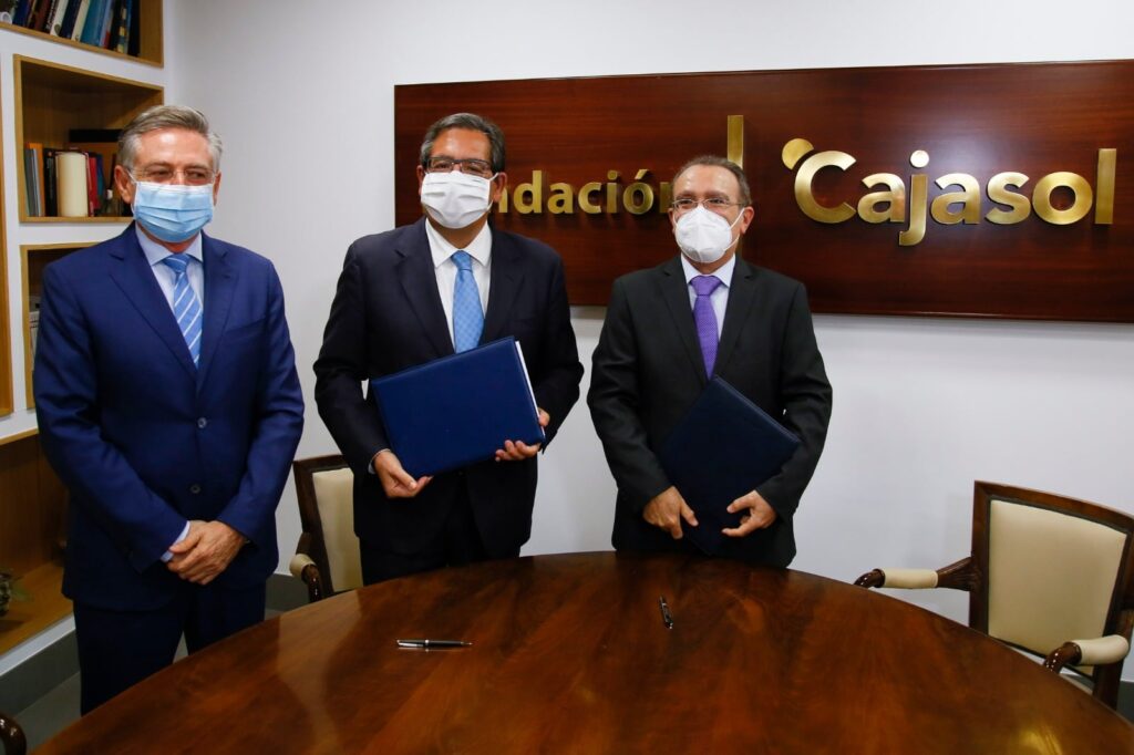 La Fundación Cajasol y ‘Anfora Nova’, unidas para promover la literatura y la cultura española