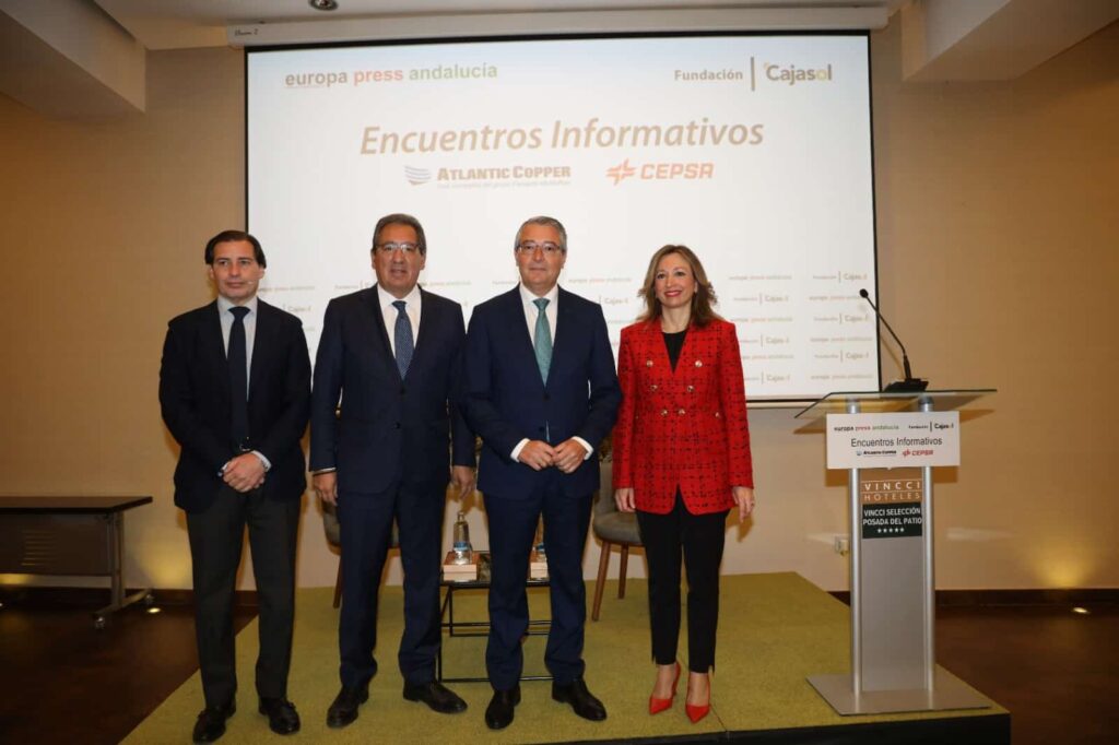 Francisco Salado, presidente de la Diputación de Málaga, en los Encuentros Informativos de Europa Press