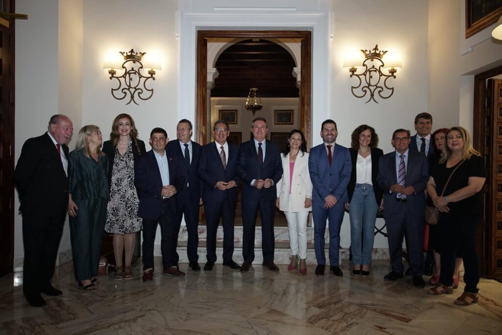 Juan Espadas, secretario general PSOE-A, en los Encuentros Informativos de Europa Press