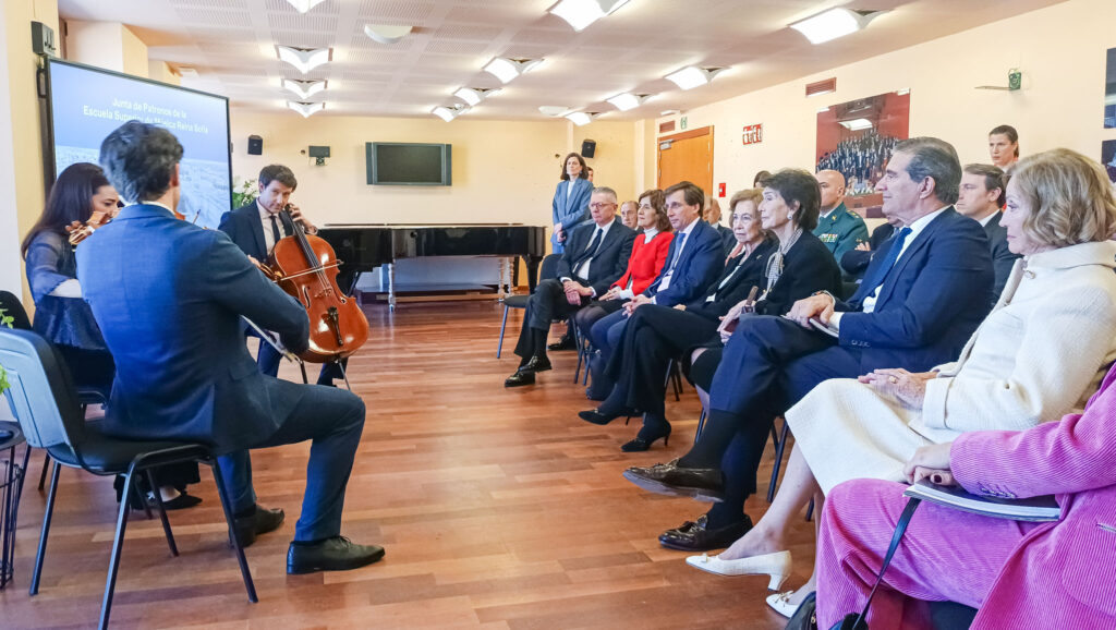 Antonio Pulido, en el Patronato de la Escuela Reina Sofía