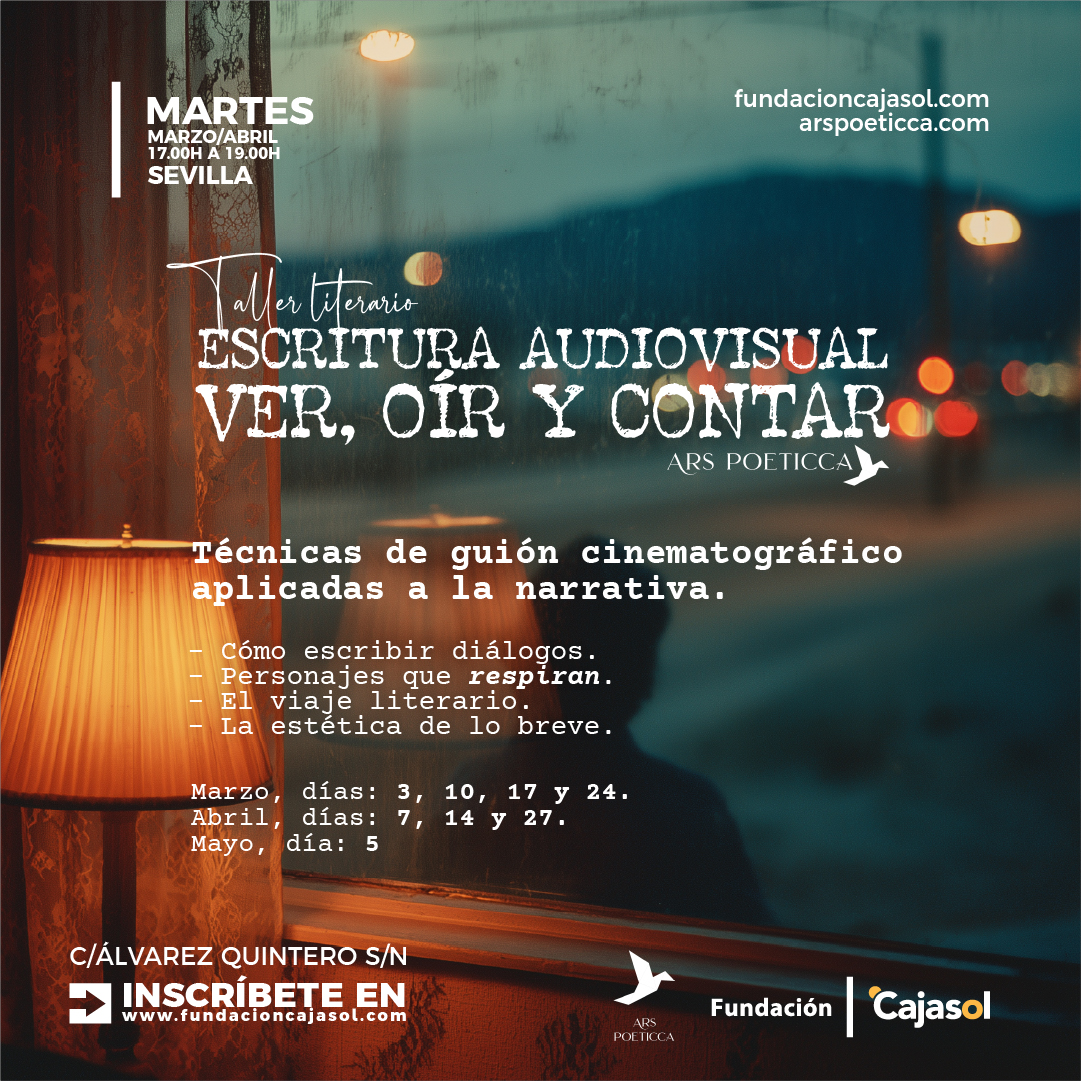 TALLER LITERARIO ESCRITURA AUDIOVISUAL: VER, OÍR Y CONTAR (AGOTADO)