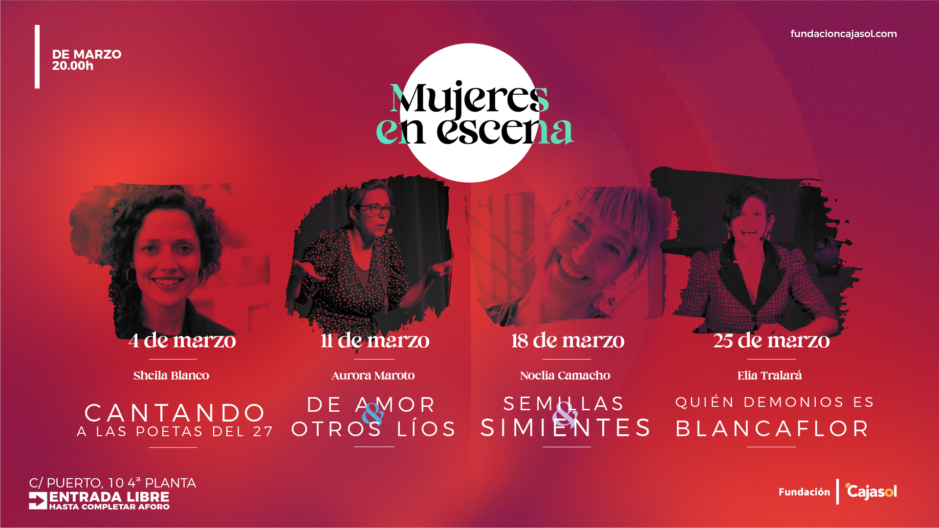 Mujeres en Escena vuelve a Huelva con narración y música