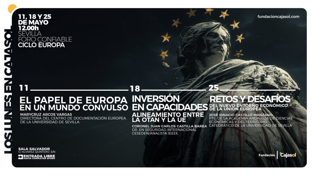 Europa centra el nuevo ciclo de Los Lunes en Cajasol
