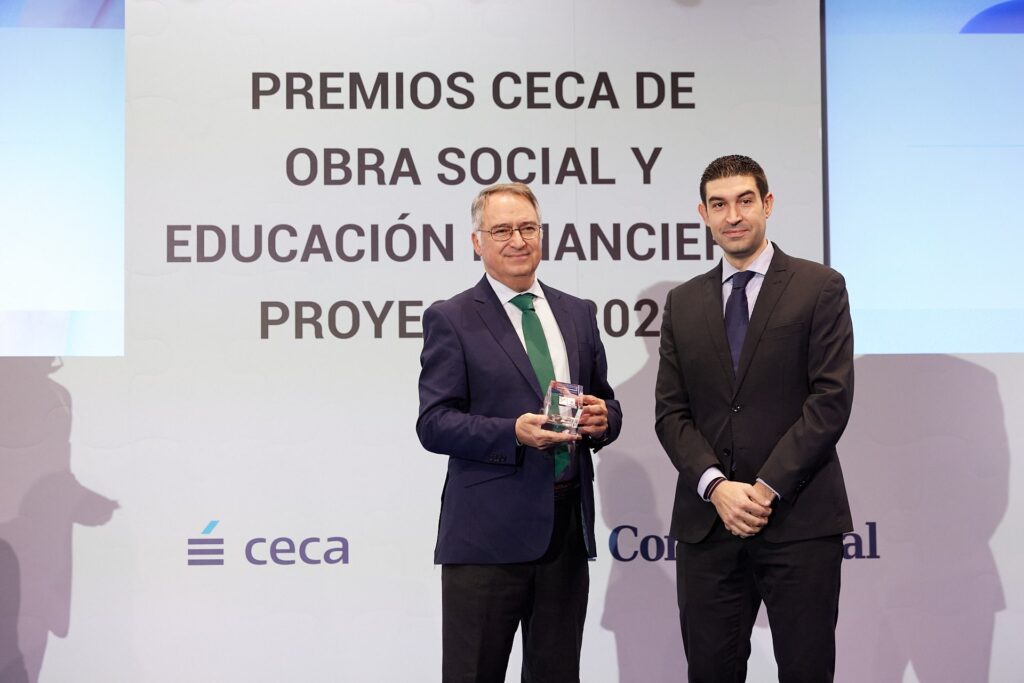 CECA premia a la Fundación Cajasol con dos galardones en la categoría de Educación Financiera