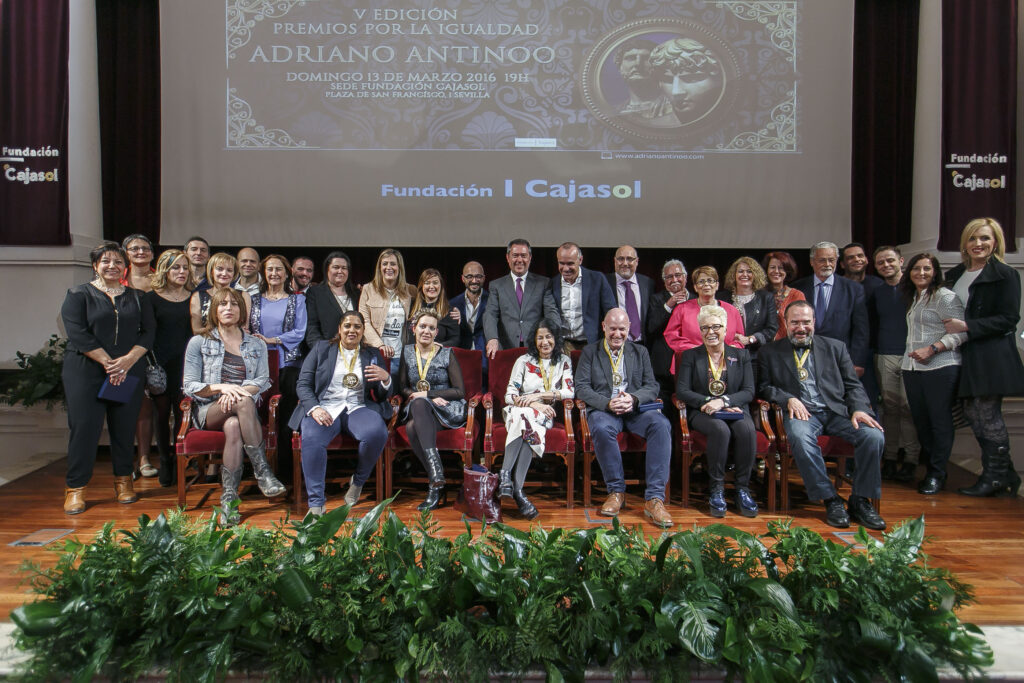 Entrega de los V Premios por la Igualdad Adriano Antinoo en la Fundación Cajasol