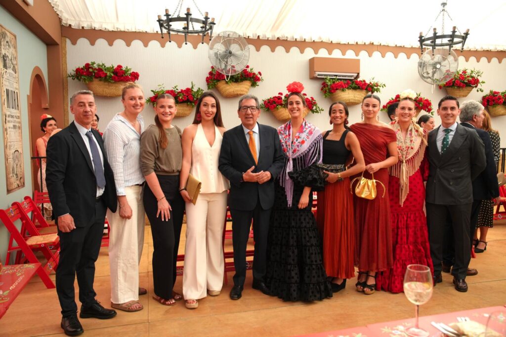 Feria de Abril en la caseta de la Fundación Cajasol