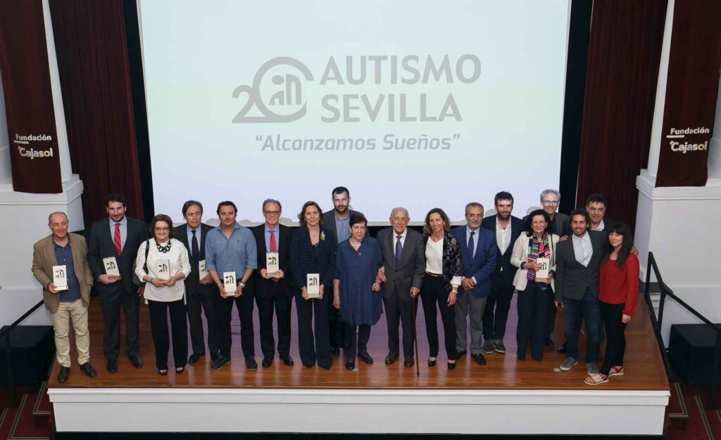 Acto conmemorativo del XX Aniversario del Centro Integral de Recursos de Autismo Sevilla en la Fundación Cajasol