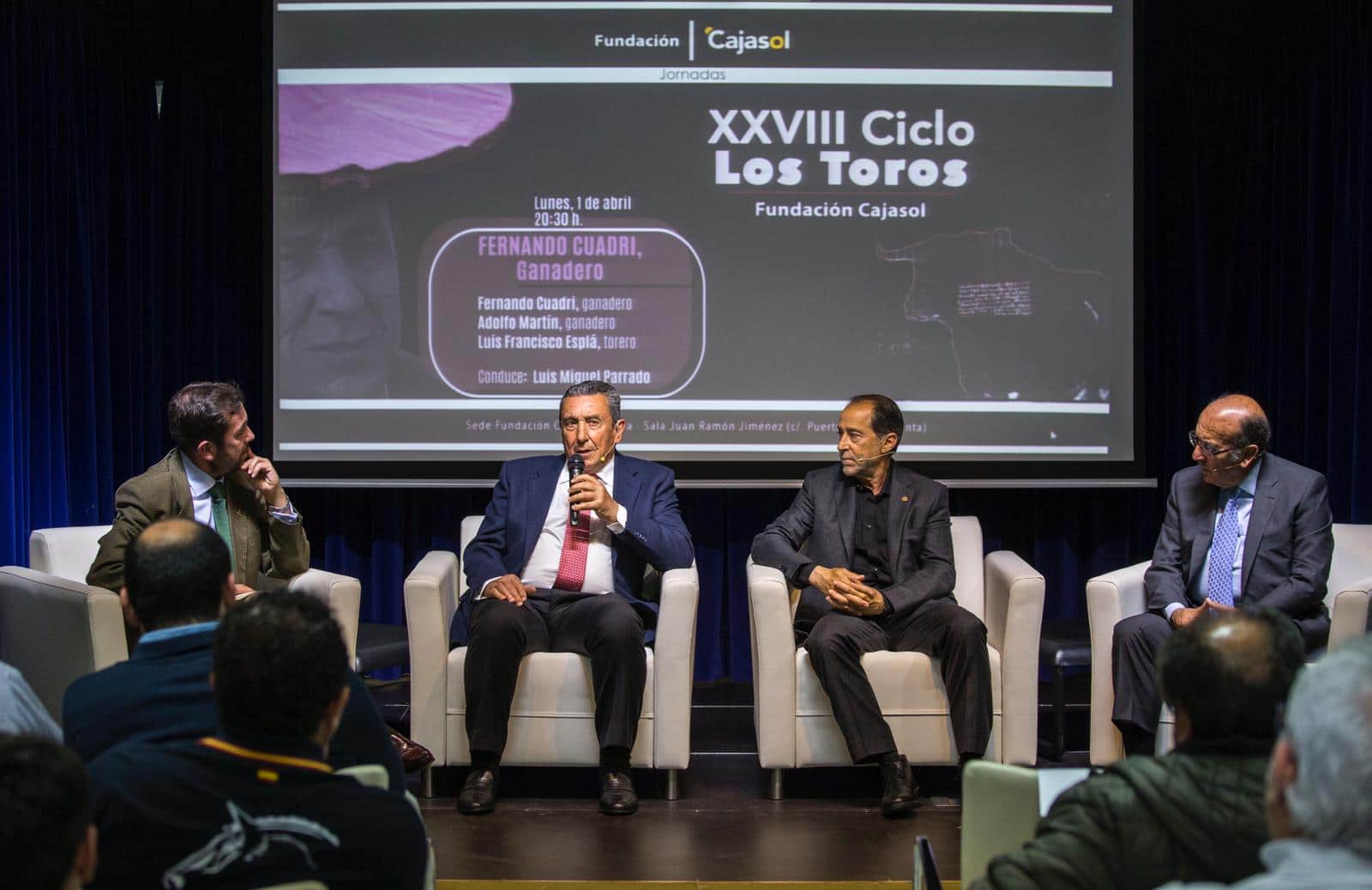 Fernando Cuadro, homenajeado en el XXVIII Ciclo Los Toros de la Fundación Cajasol en Huelva