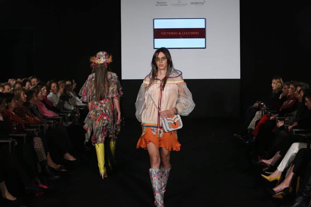 Desfile de Victorio y Lucchino en Andalucía de Moda 2019 en la Fundación Cajasol