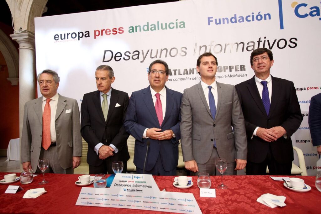Antonio Pulido asiste al Desayuno Informativo de Europa Press Andalucía con Albert Rivera