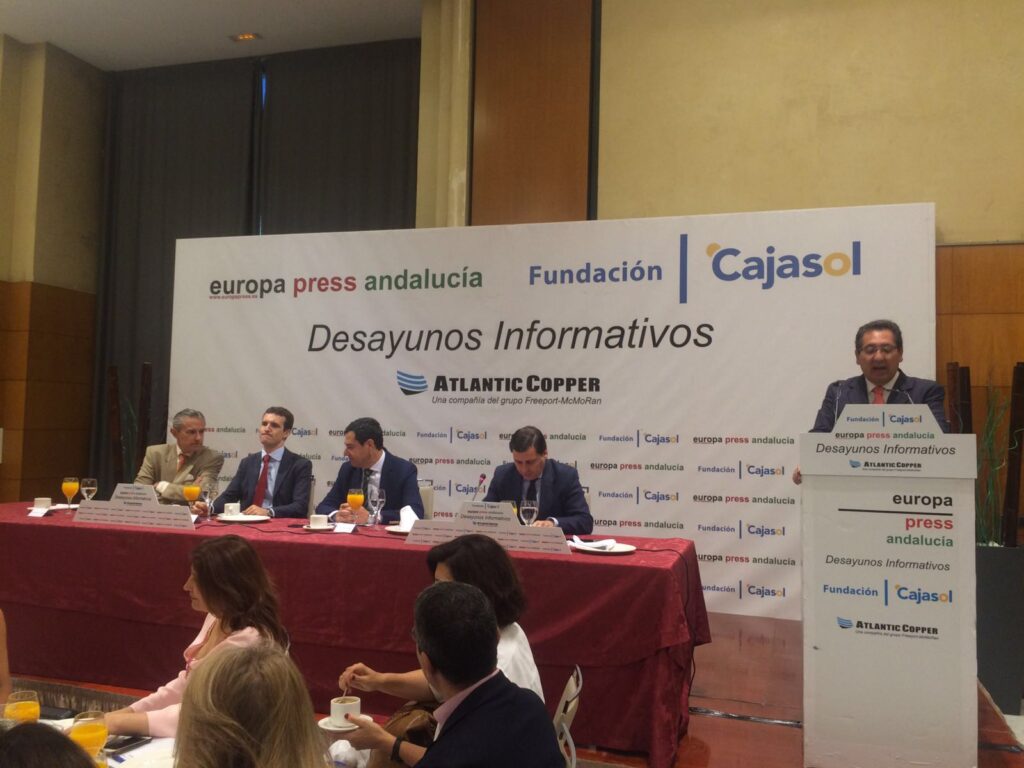 Antonio Pulido asiste al Desayuno Informativo de Europa Press con Pablo Casado