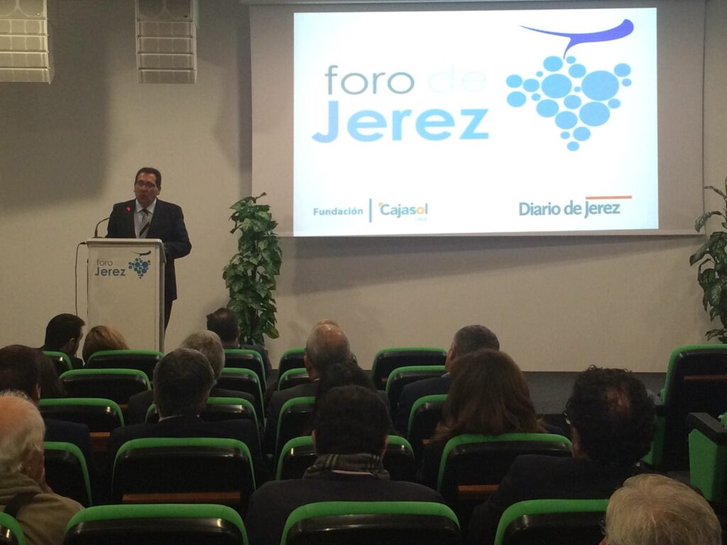 Antonio Pulido en el Foro de Jerez: "Jerez necesita más empresas grandes, modernas, innovadoras y abiertas al mundo"