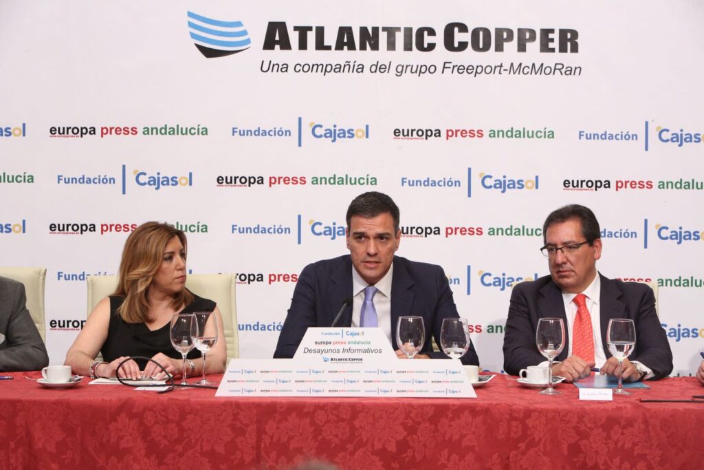 Antonio Pulido, en los Desayunos de Europa Press Andalucía con Pedro Sánchez como invitado