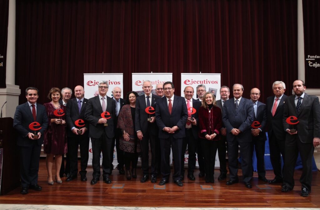 Entrega de los X Premios ejecutivos de Andalucía en la Fundación Cajasol