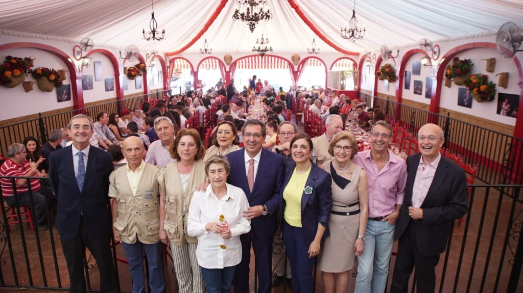 La Fundación Cajasol inaugura la Feria de Abril 2019 con el tradicional encuentro entre entidades sociales