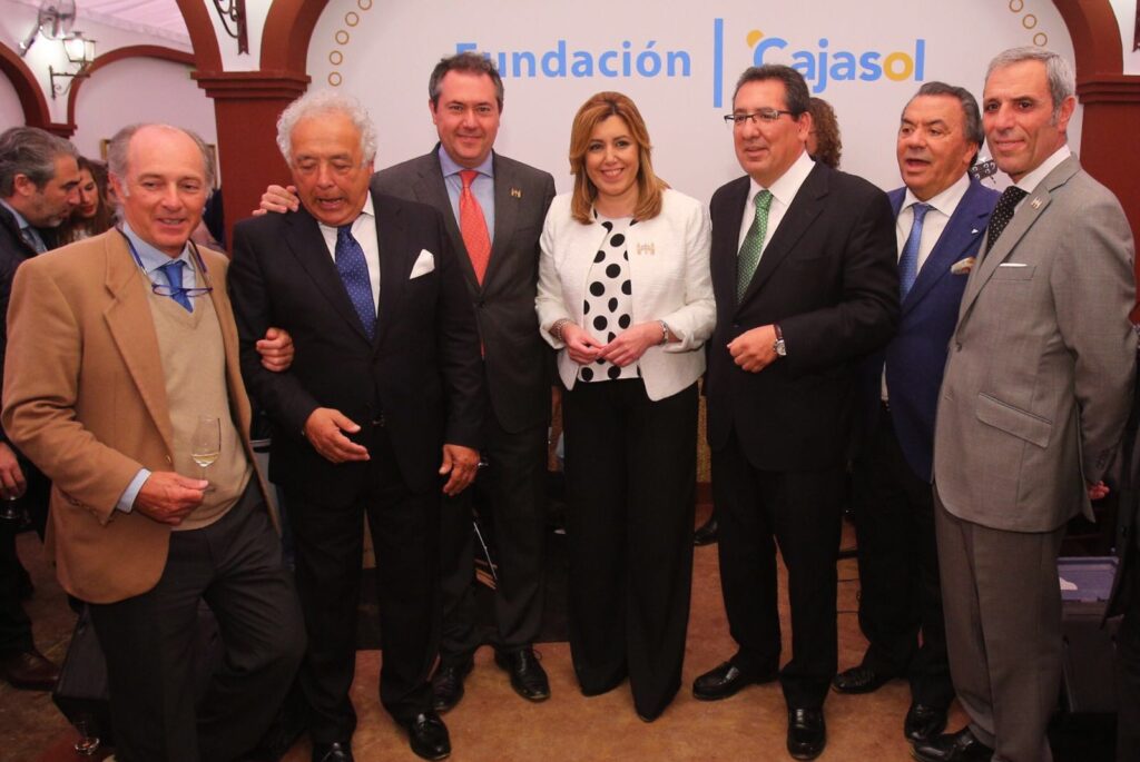 Recepción institucional de la Fundación Cajasol en la Feria de Abril 2016