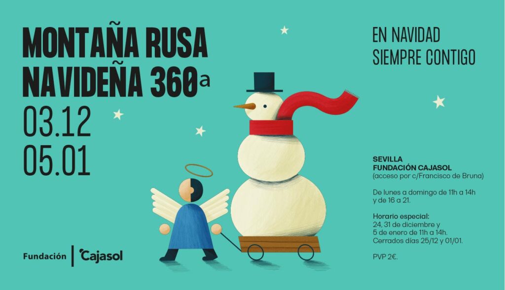 Montaña Rusa Navideña 360º en Sevilla