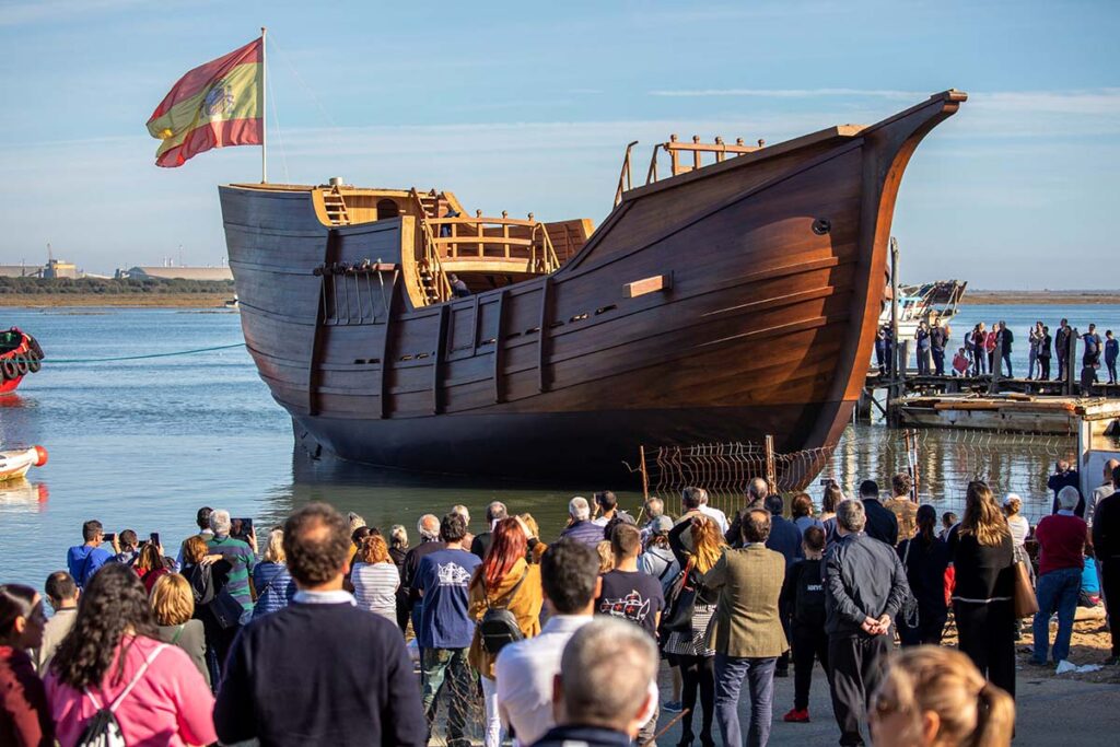 La réplica de la Nao Victoria podrá visitarse desde marzo en el Muelle de las Delicias de Sevilla