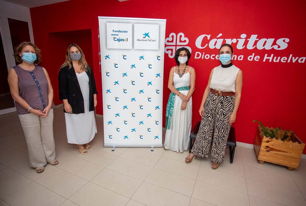 Fundación Cajasol, Fundación ‘la Caixa’ y Cáritas Huelva, unidas para dar respuesta a las personas más vulnerables y sin hogar en Huelva