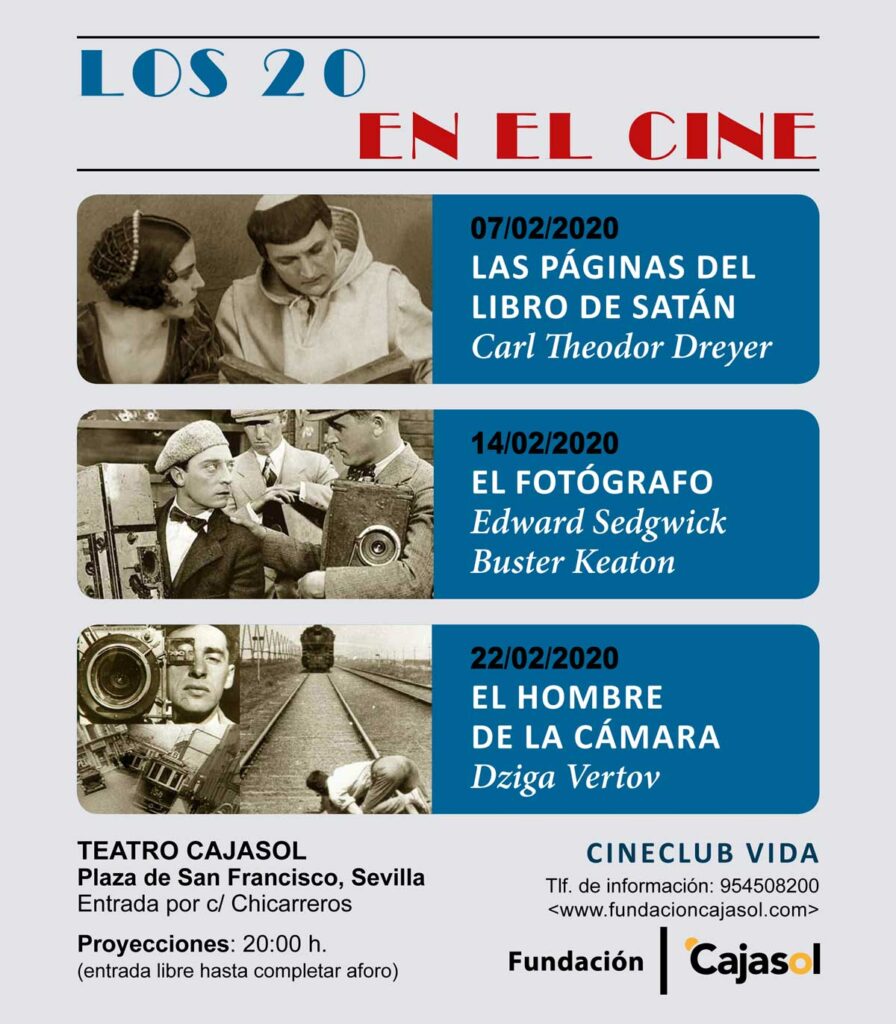 La Fundación Cajasol apuesta por ‘Los 20 en el cine’ en su ciclo del mes de febrero