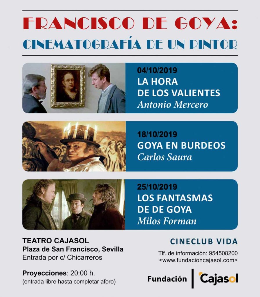 ‘Los fantasmas de Goya’ para cerrar el ciclo de cine de octubre en la Fundación Cajasol