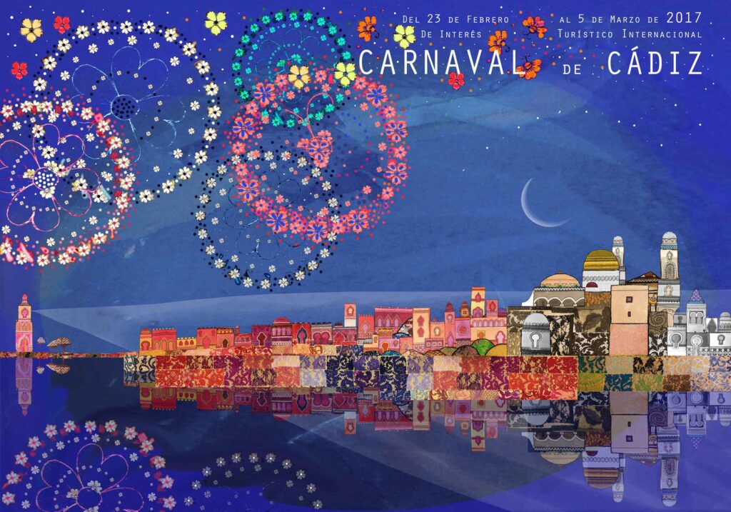 Exposición con carteles del Carnaval de Cádiz 2017 en Fundación Cajasol