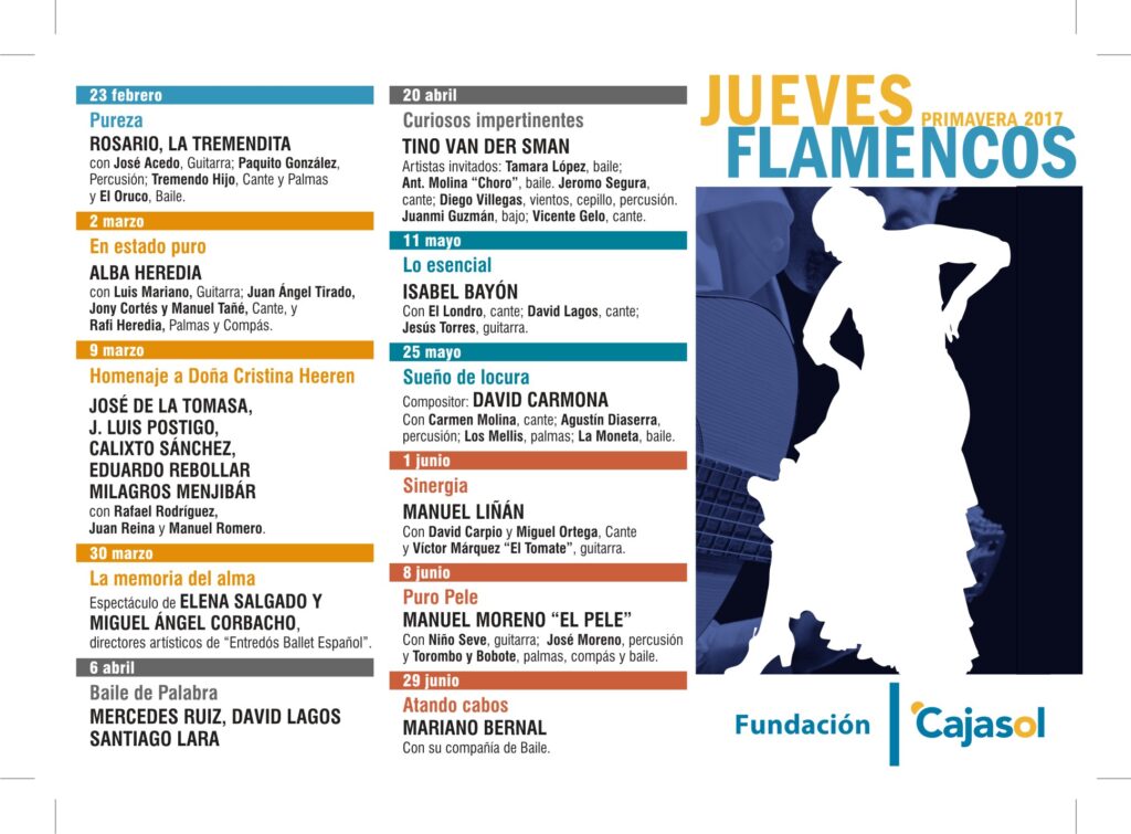 La Fundación Cajasol presenta la nueva programación de primavera de los ‘Jueves Flamencos’