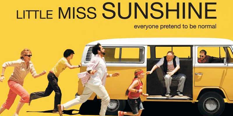 Parte del cartel de la película 'Pequeña Miss Sunshine'